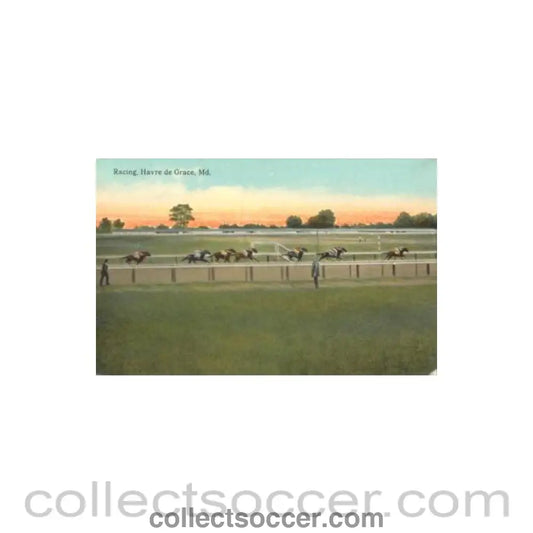 Horse Racing - Racing Havre de Grace Md. postcard