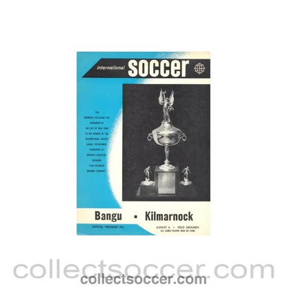 In the USA - Bangu, Brazil v Kilmarnock official programme in the USA - Collect Soccer