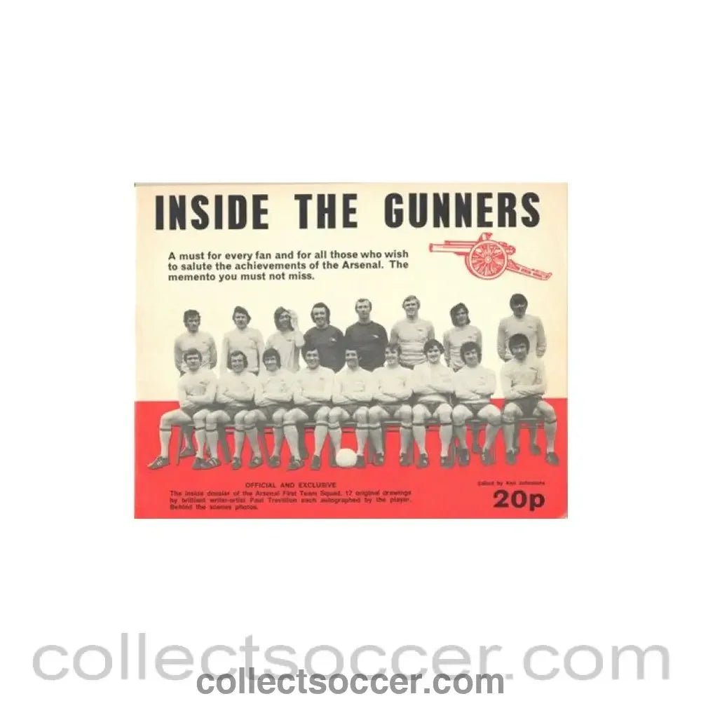 Inside the Gunners - official Arsenal brochure - Collect Soccer