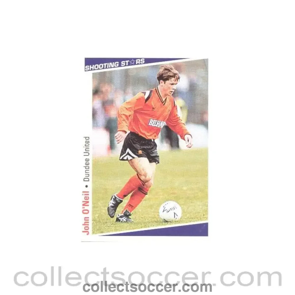 John O’Neil Dundee United Shooting Stars Card