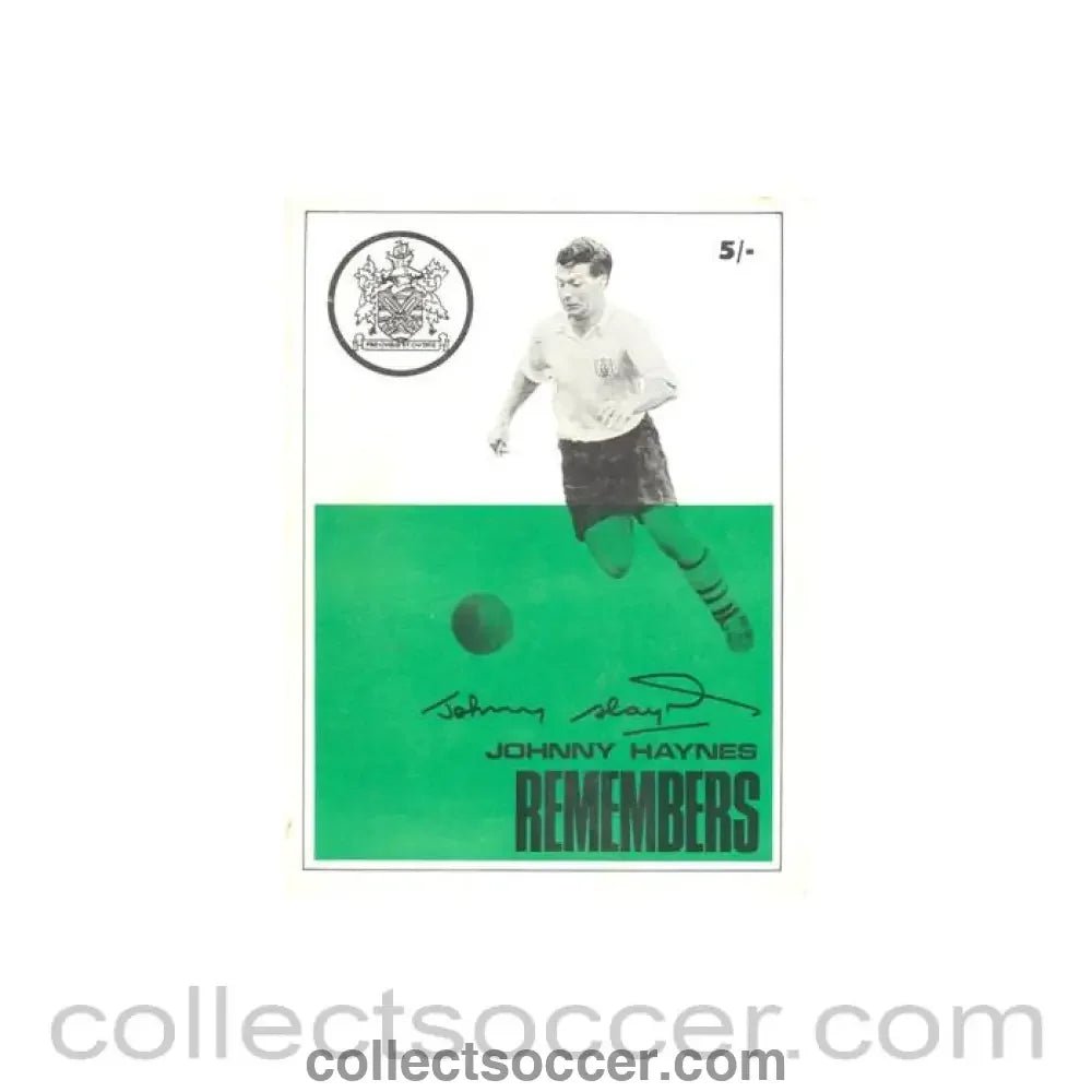 Johnny Haynes Remembers book with many photographs - Collect Soccer