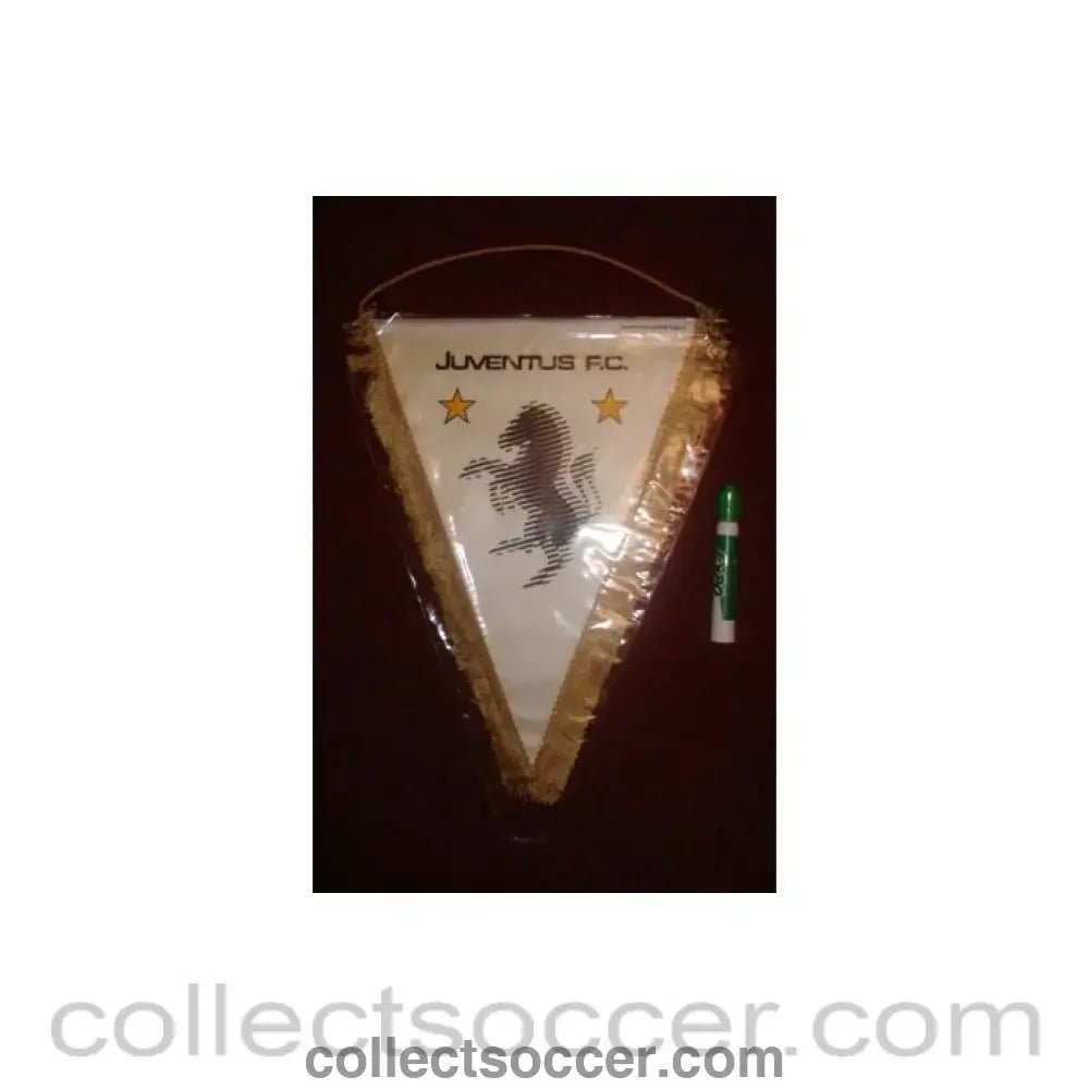 Juventus large Pennant once property of the football referee Neil Midgley - Collect Soccer