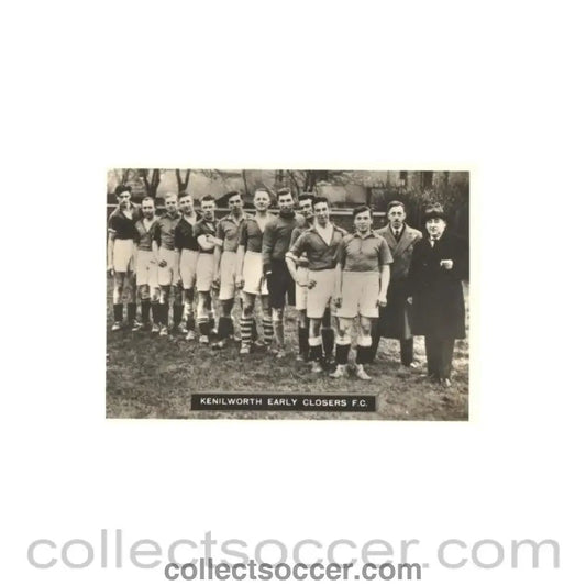 Kenilworth Early Closers FC Photocard - Collect Soccer