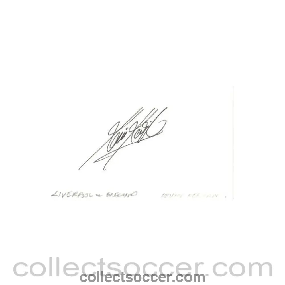 Kevin Keegan original signature - Collect Soccer