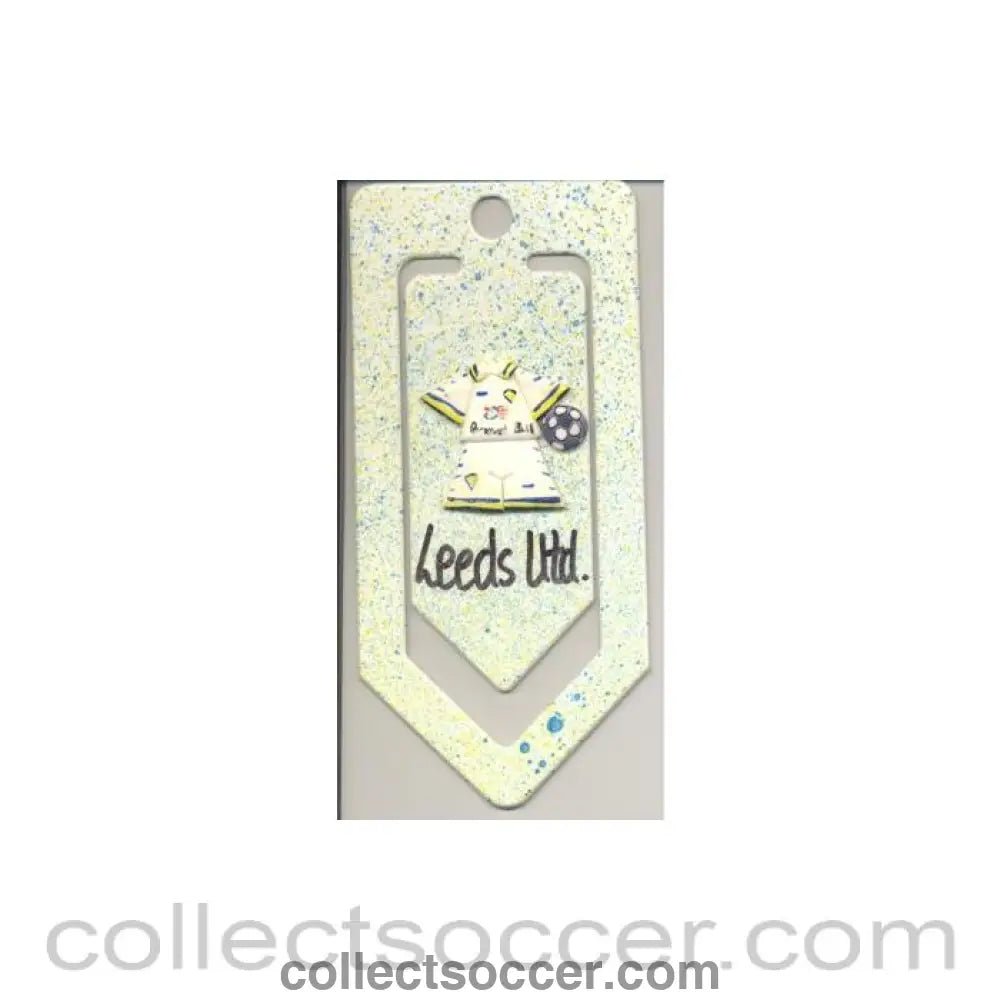 Leeds United Large Plastic Souvenir Paperclip - Collect Soccer