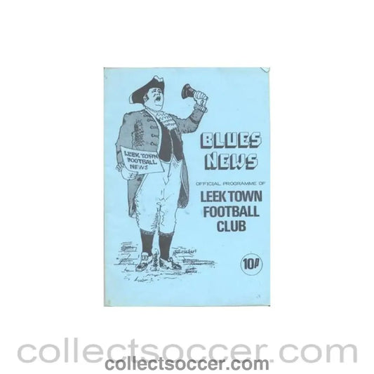 Leek Town Blues News Official Programe - Collect Soccer