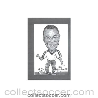 Les Ferdinand Caricature - Collect Soccer