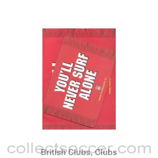 Liverpool computer mouse mat in a folder