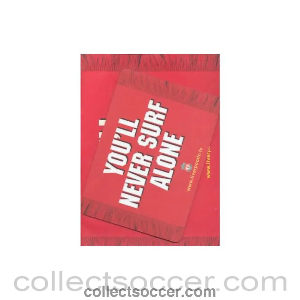 Liverpool computer mouse mat in a folder - Collect Soccer