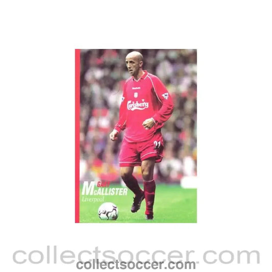 Liverpool - Gary McAllister unofficial Thai produced colour postcard