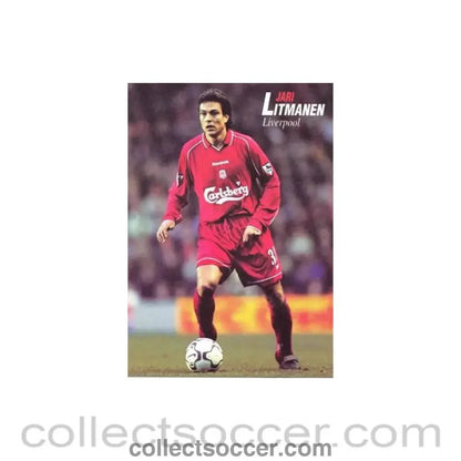 Liverpool - Jari Litmanen unofficial Thai produced colour postcard - Collect Soccer