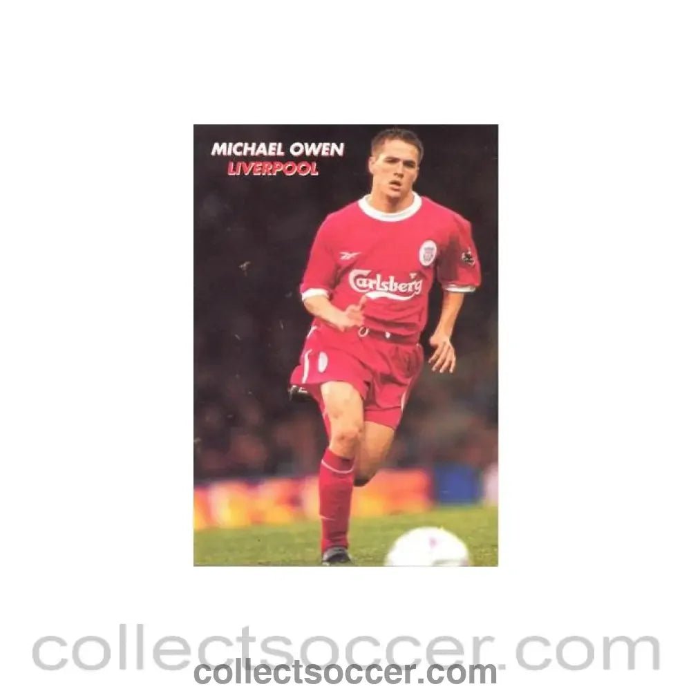 Liverpool - Michael Owen unofficial Thai produced colour postcard - Collect Soccer