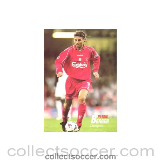 Liverpool - Patrik Berger unofficial Thai produced colour postcard