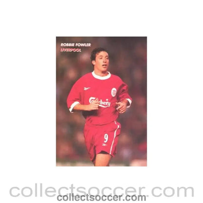 Liverpool - Robbie Fowler unofficial Thai produced colour postcard - Collect Soccer
