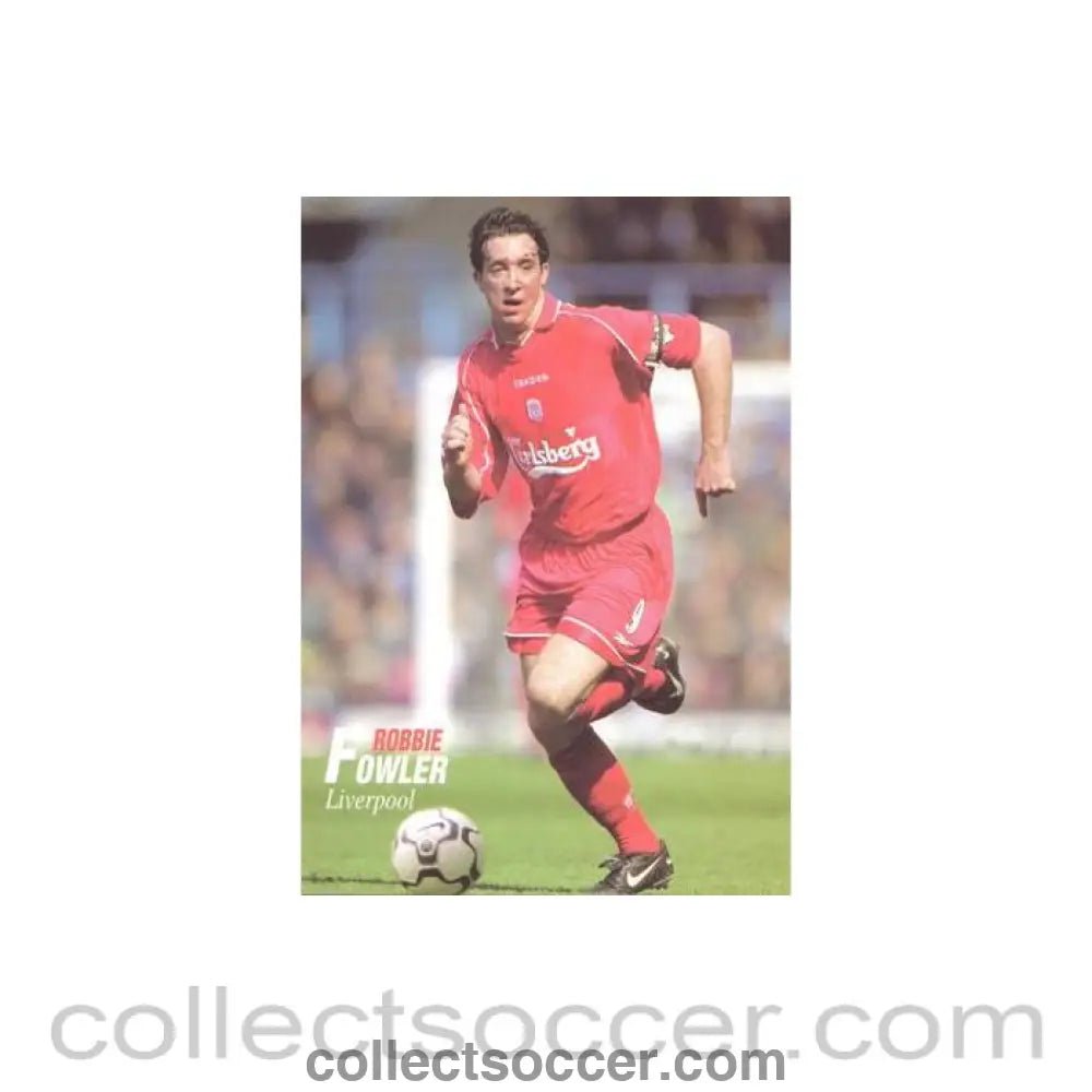 Liverpool - Robbie Fowler unofficial Thai produced colour postcard - Collect Soccer