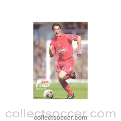 Liverpool - Robbie Fowler unofficial Thai produced colour postcard - Collect Soccer
