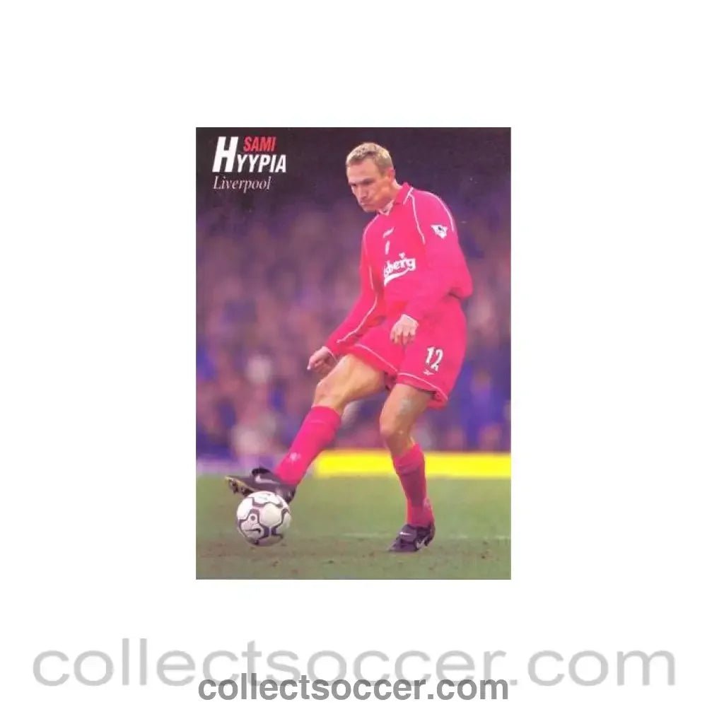 Liverpool - Sami Hyypia unofficial Thai produced colour postcard - Collect Soccer