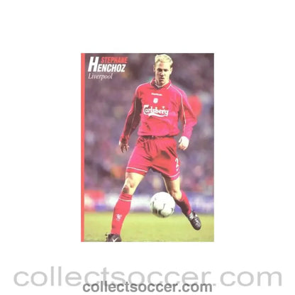 Liverpool - Stephane Henchoz unofficial Thai produced colour postcard
