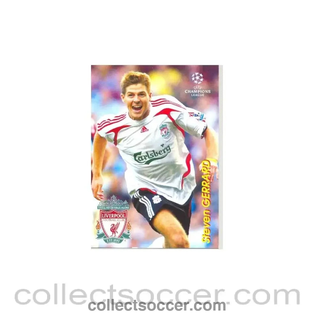 Liverpool - Steven Gerrard Russian produced postcard