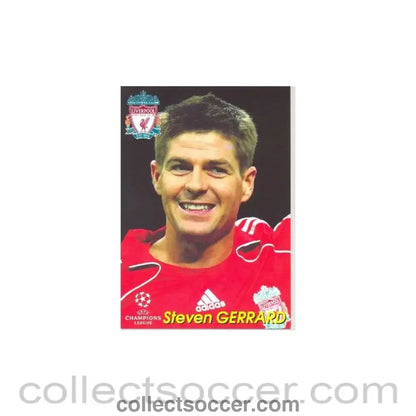 Liverpool Steven Gerrard Russian produced postcard