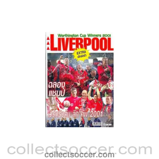 Liverpool Thai Worthington Cup Winners Magazine
