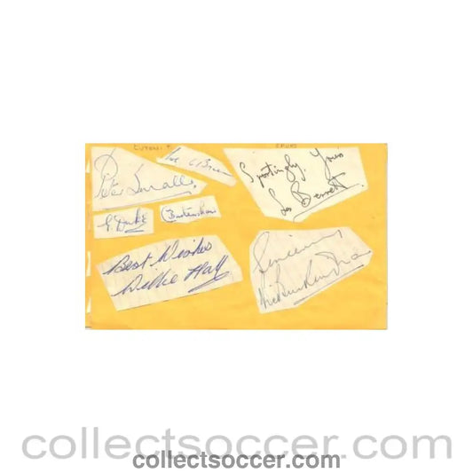 Luton and Tottenham Hotspur Autographs