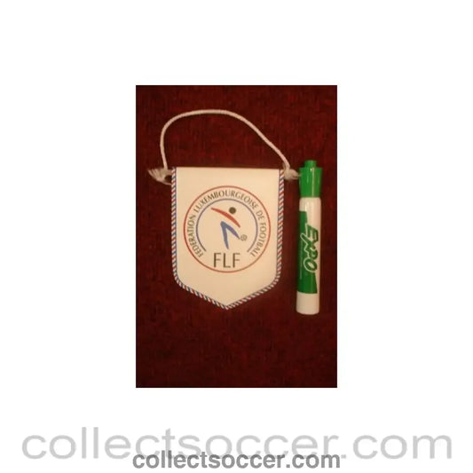 Luxembourg Football Federation Pennant once property of the football referee Neil Midgley