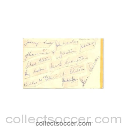 Manchester United 16 signatures - Collect Soccer