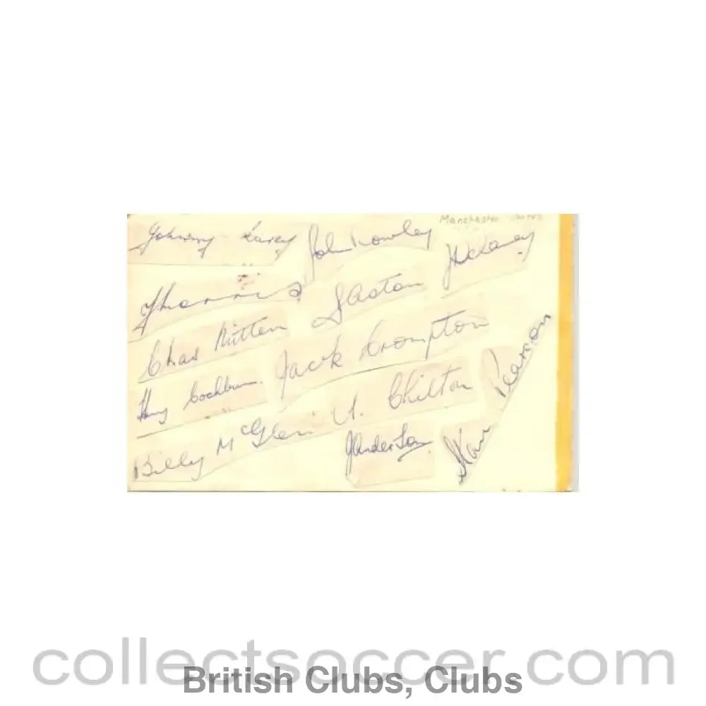 Manchester United 16 signatures