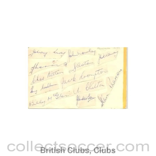 Manchester United 16 signatures