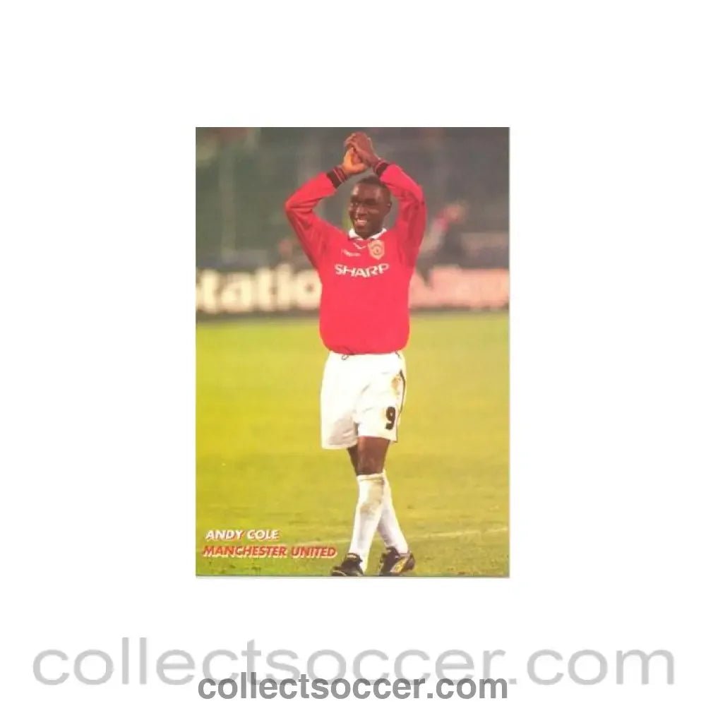 Manchester United - Andy Cole unofficial Thai produced colour postcard - Collect Soccer