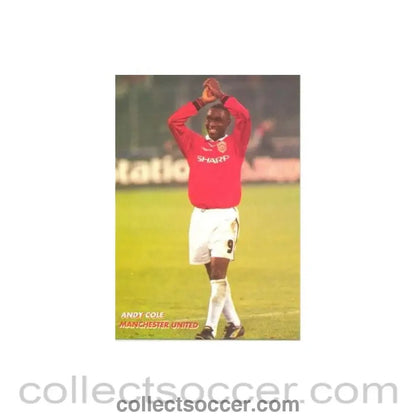 Manchester United - Andy Cole unofficial Thai produced colour postcard - Collect Soccer