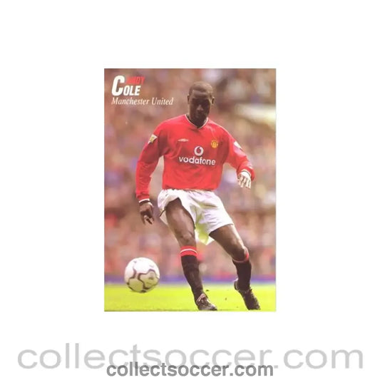 Manchester United - Andy Cole unofficial Thai produced colour postcard