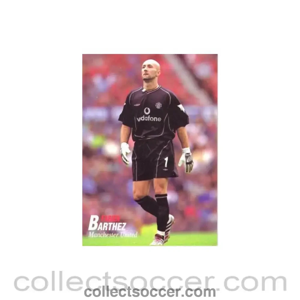 Manchester United - FabienBarthez unofficial Thai produced colour postcard