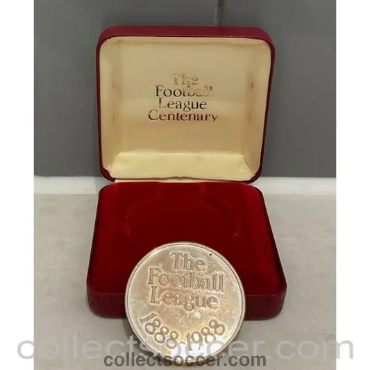 Manchester United Finalist Player Medal 1988 Football League Centenary - Collect Soccer
