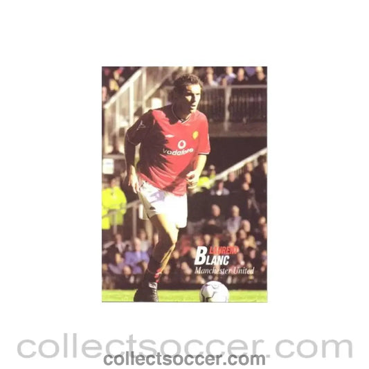 Manchester United - Laurent Blanc unofficial Thai produced colour postcard