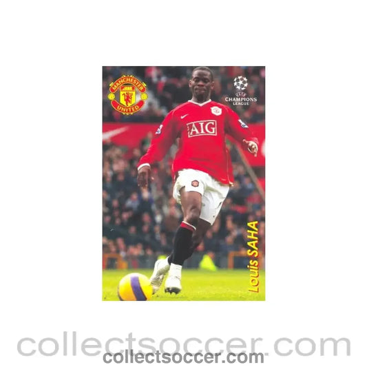 Manchester United Louis Saha Russian produced postcard