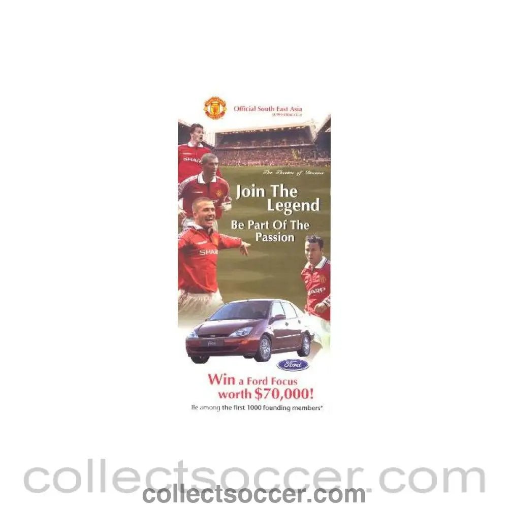 Manchester United Official South East Asia Supporters Club Registration Form - Collect Soccer