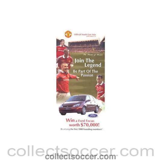 Manchester United Official South East Asia Supporters Club Registration Form - Collect Soccer