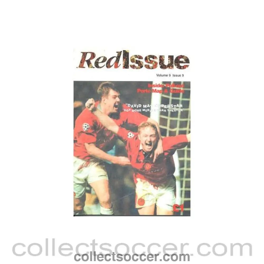 Manchester United Red Issue Fanzine Volume 9 Issue 9 - Collect Soccer
