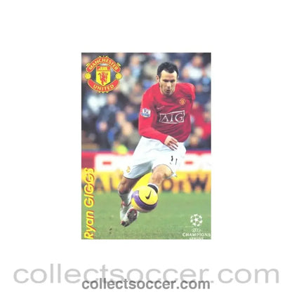 Manchester United Ryan Giggs Russian produced postcard