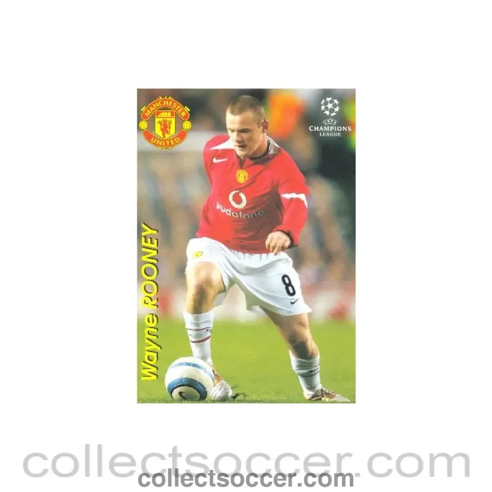 Manchester United Wayne Rooney Russian produced postcard