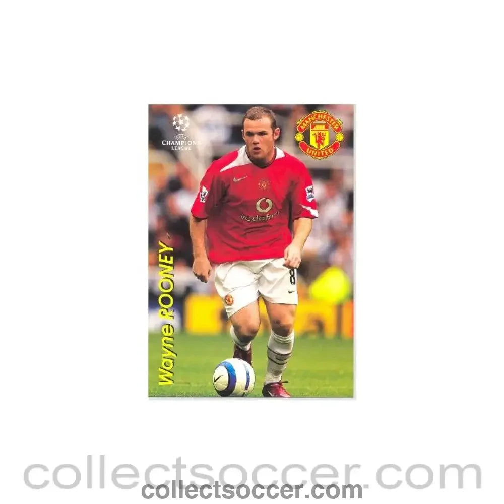 Manchester United Wayne Rooney Russian produced postcard