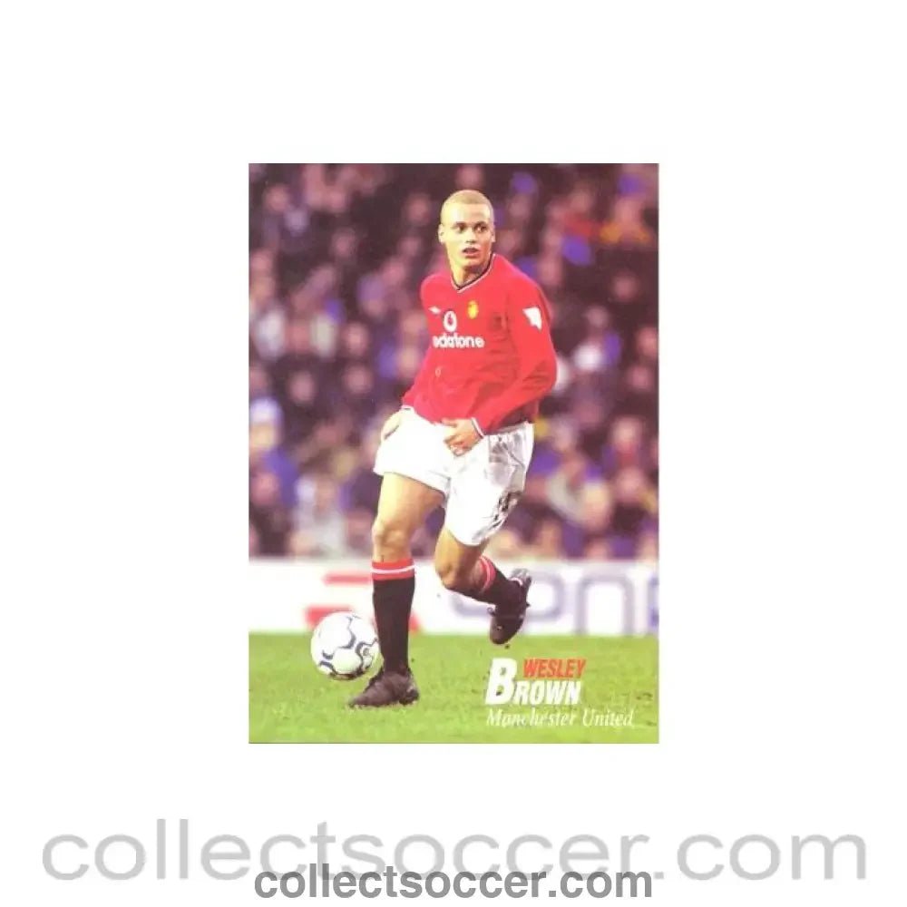 Manchester United - Wesley Brown unofficial Thai produced colour postcard - Collect Soccer
