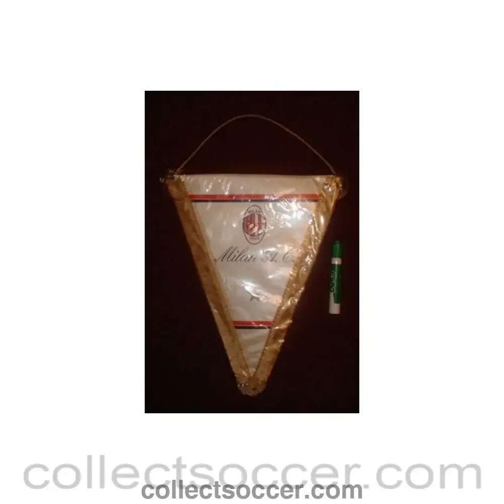 Milan large Pennant once property of the football referee Neil Midgley - Collect Soccer