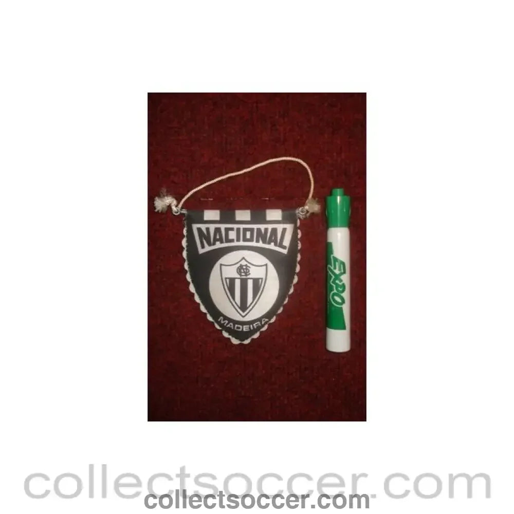 Nacional Madeira small Pennant once property of the football referee Neil Midgley