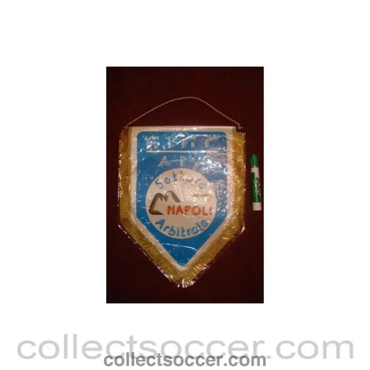 Naples Referees Pennant once property of the football referee Neil Midgley