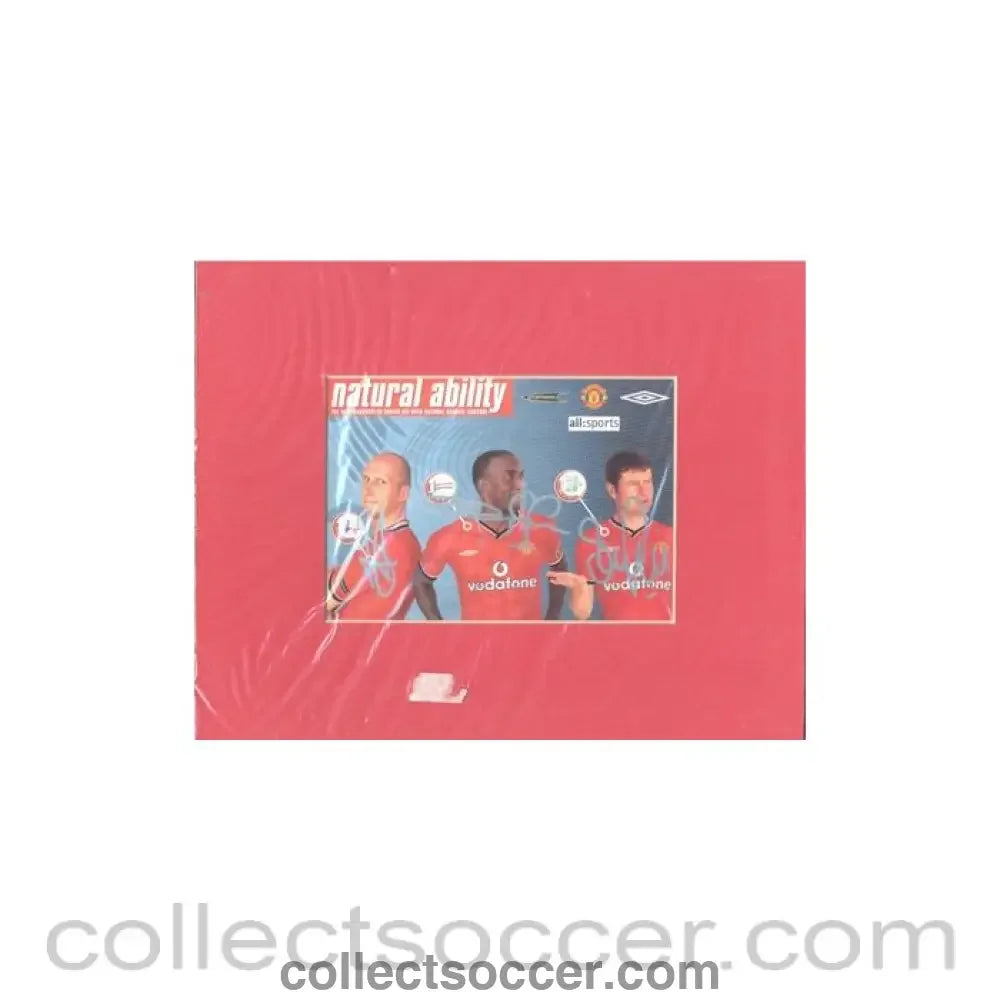 Natural Ability - Manchester United colour photograph with facsimile signatures on hard board