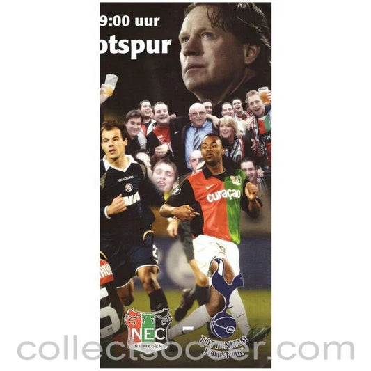 2008 NEC Nijmegen v Tottenham Hotspur Official Programme - Collect Soccer