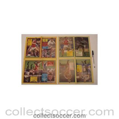New Aces - two sheets colour poster printed on both sides - Collect Soccer